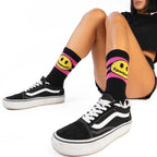 SMILE FUCHSIA STRIPES SOCK image 2