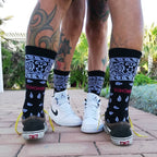 BANDANA BLACK SOCK image 2