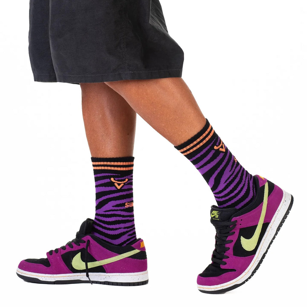 DARK ZEBRA SOCK image 2