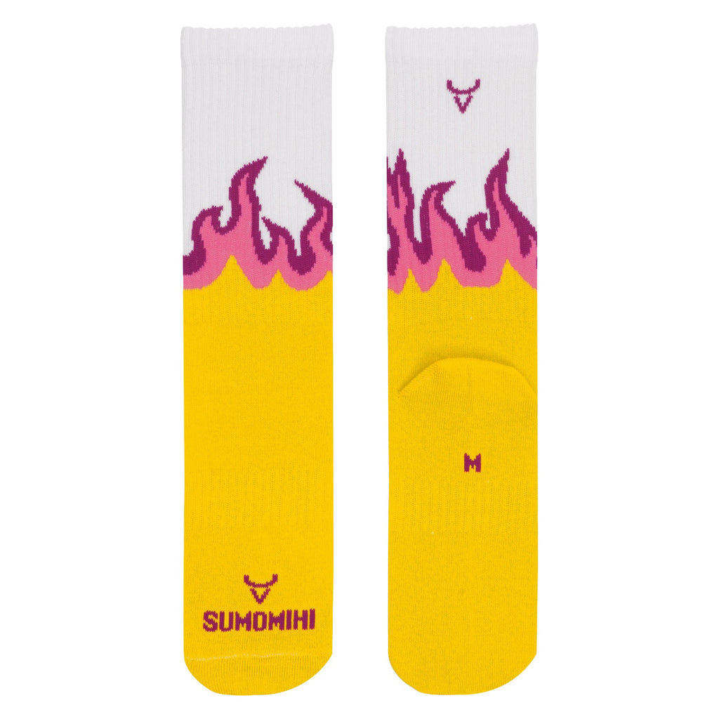 FLAME - YELLOW SOCK