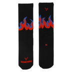 FLAME - BLACK SOCK