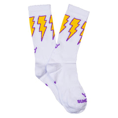 LIGHTNING - WHITE SOCK