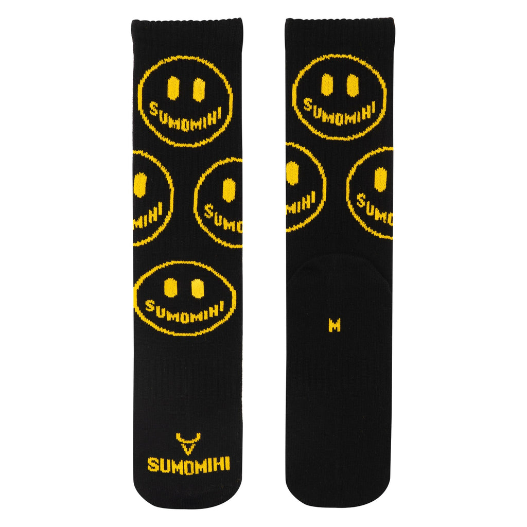 SMILE - BLACK SOCK