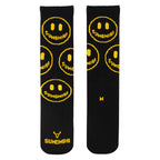 SMILE - BLACK SOCK