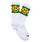 Smile Green Stripes - Smile Fuchsia Stripes