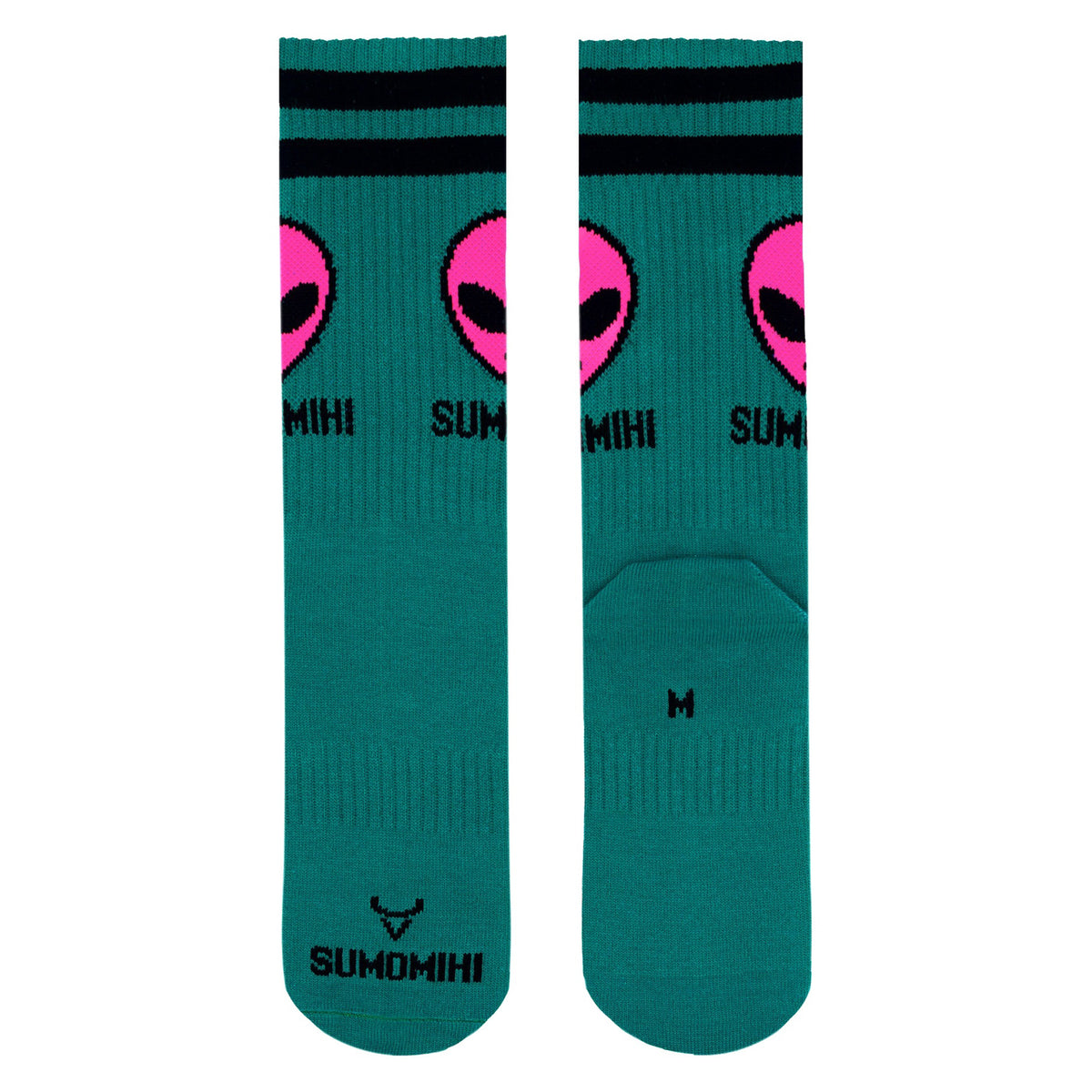 ALIEN TEAL GREEN SOCK
