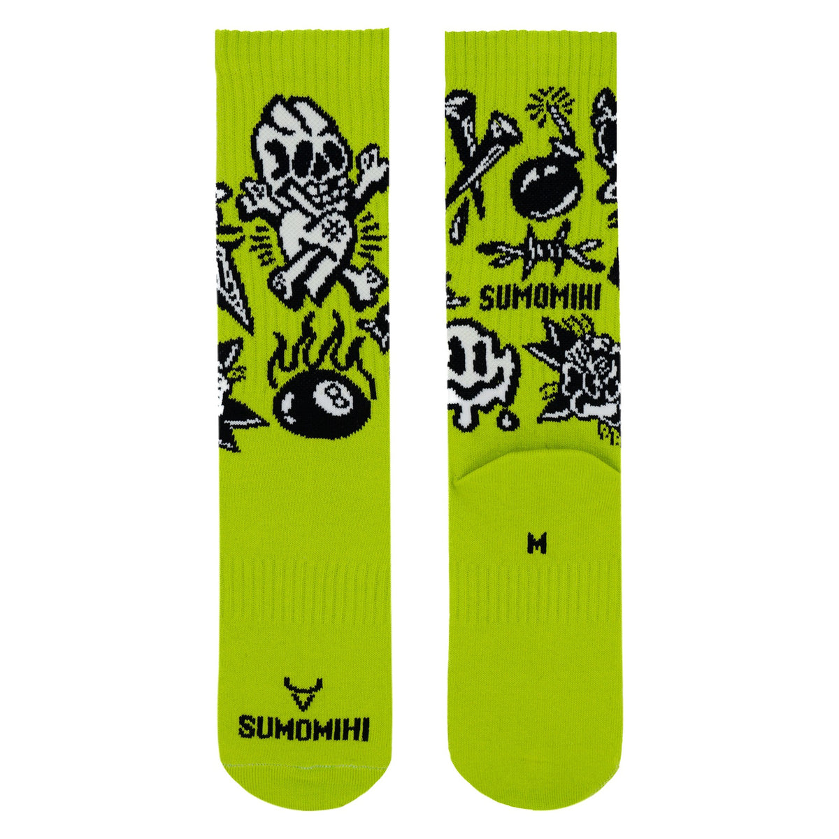 TRADITIONAL FLASH - GREEN SOCK