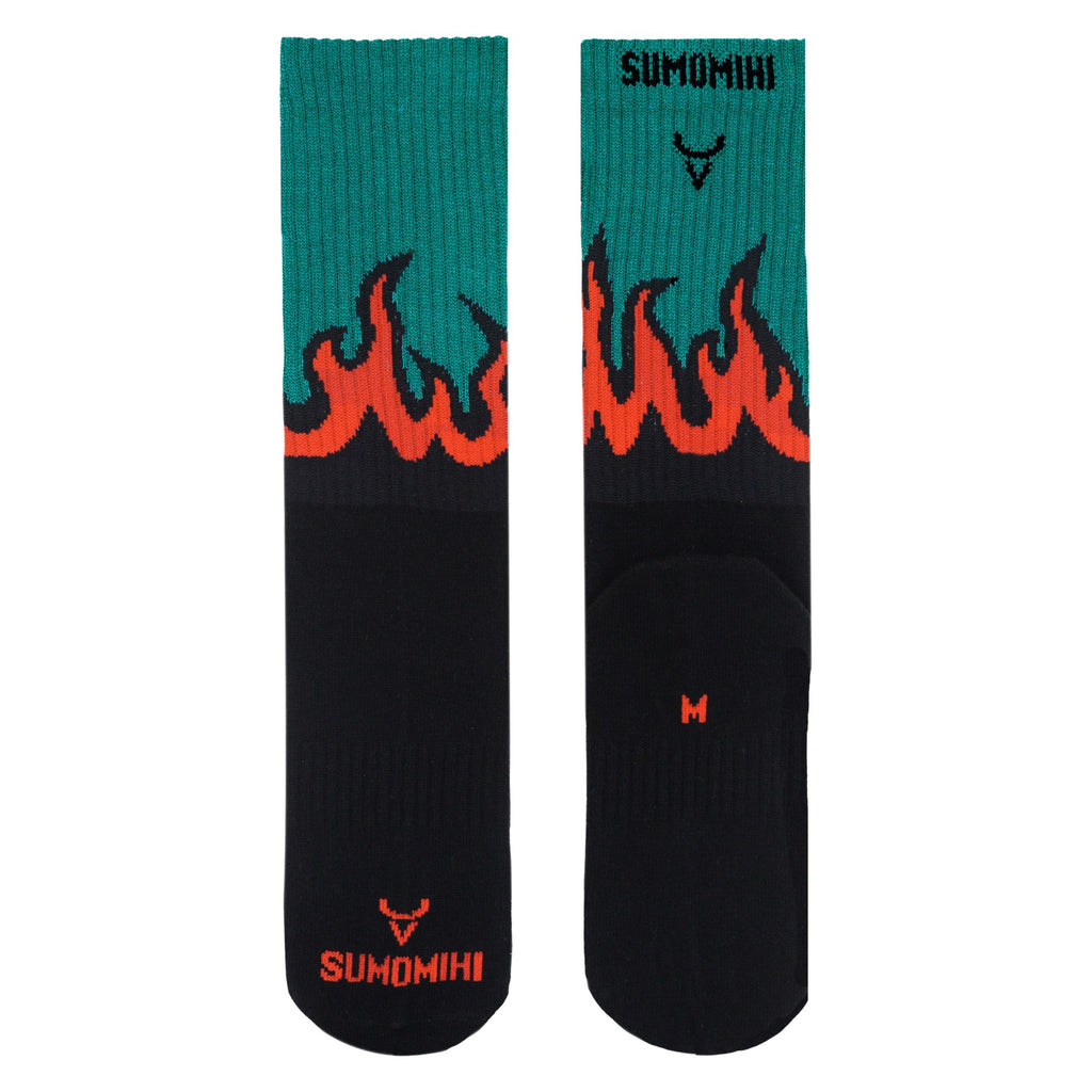 FLAME - TEAL GREEN SOCK