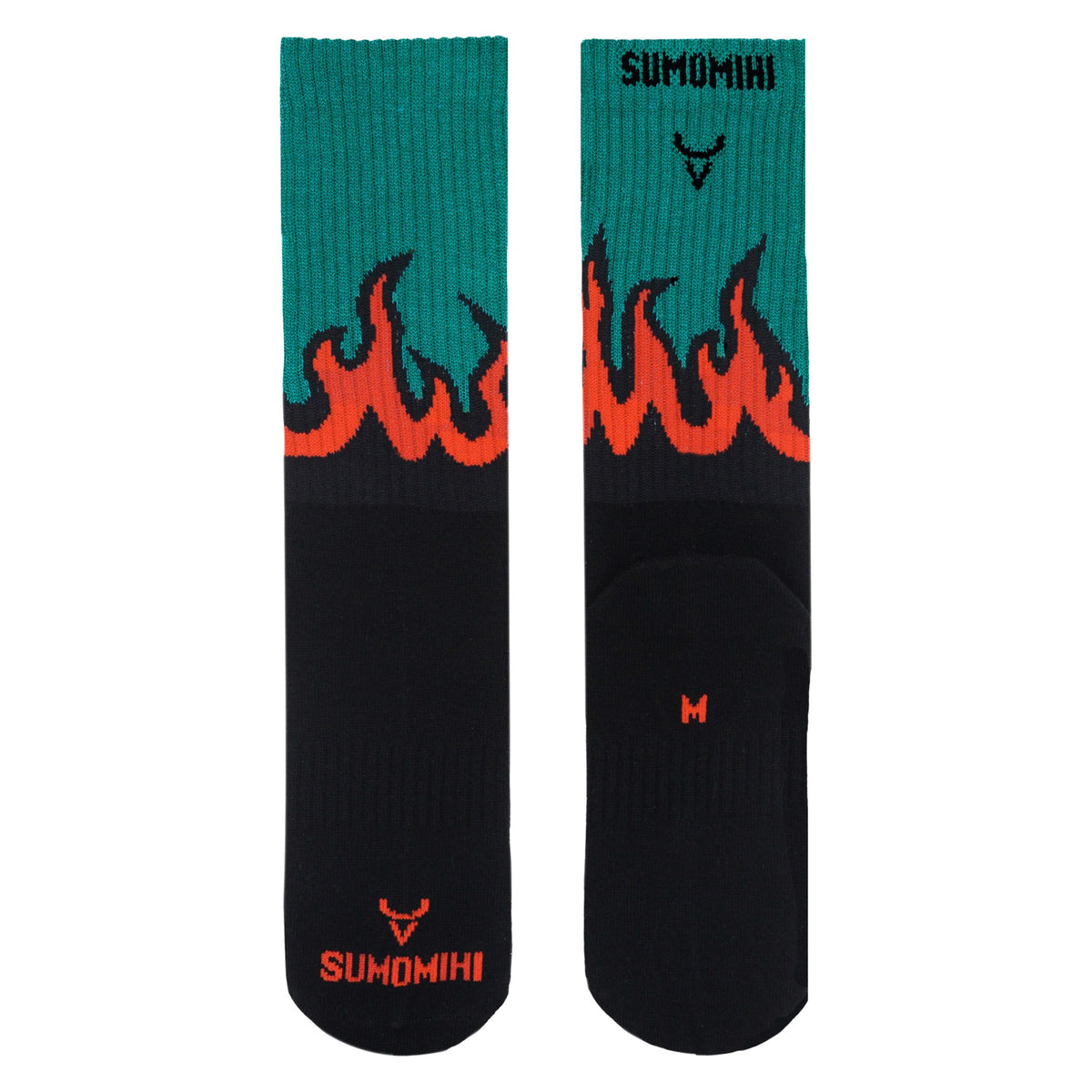 FLAME - TEAL GREEN SOCK
