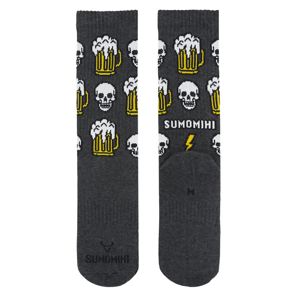 BEER SKULL SOCK