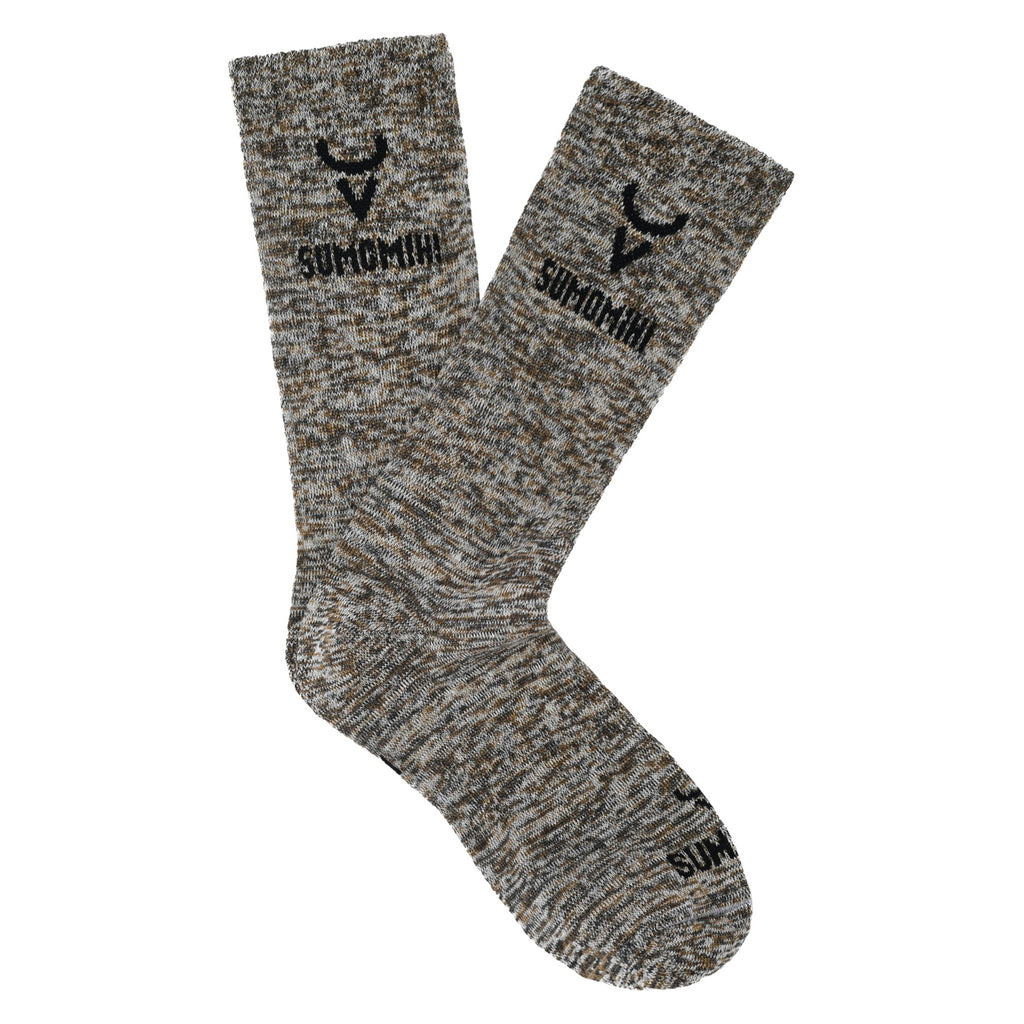 BROWN MELANGE SOCK
