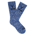 BLUE MELANGE SOCK