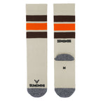 BROWN/ORANGE STRIPES SOCK