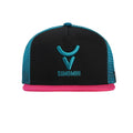 FUCHSIA-TEAL FLAT VISOR image 0