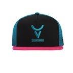 FUCHSIA-TEAL FLAT VISOR image 0