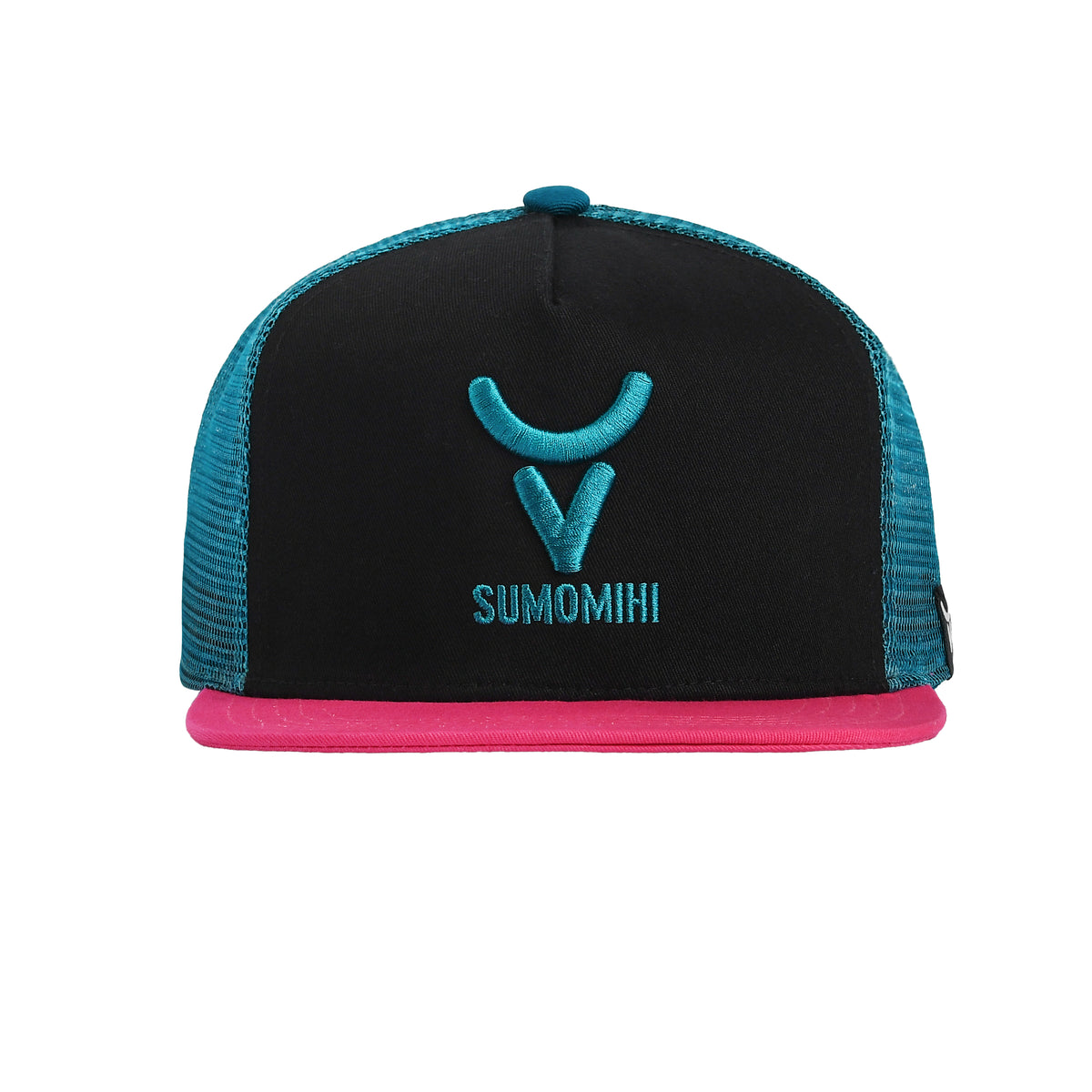 FUCHSIA-TEAL FLAT VISOR image 0