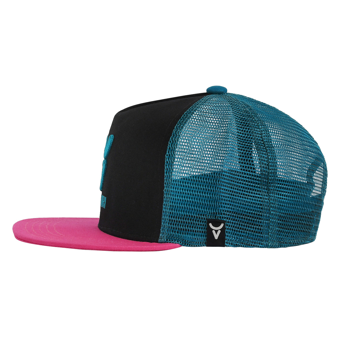 FUCHSIA-TEAL FLAT VISOR image 2