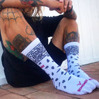 BANDANA WHITE SOCK image 2