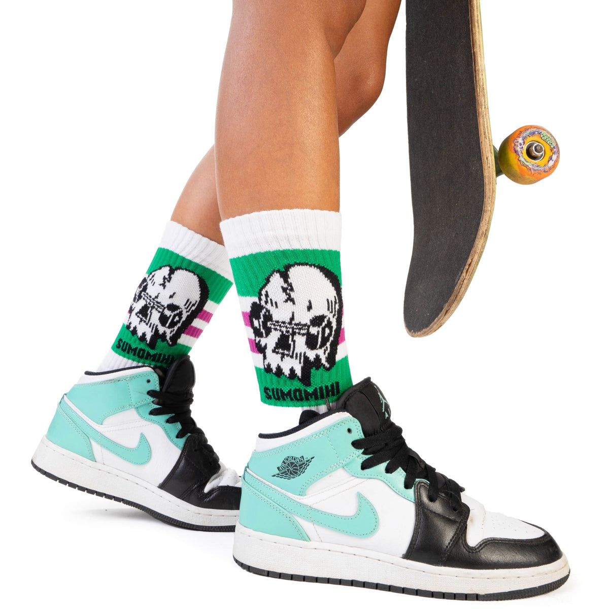 SKULL SKATE SOCK image 2